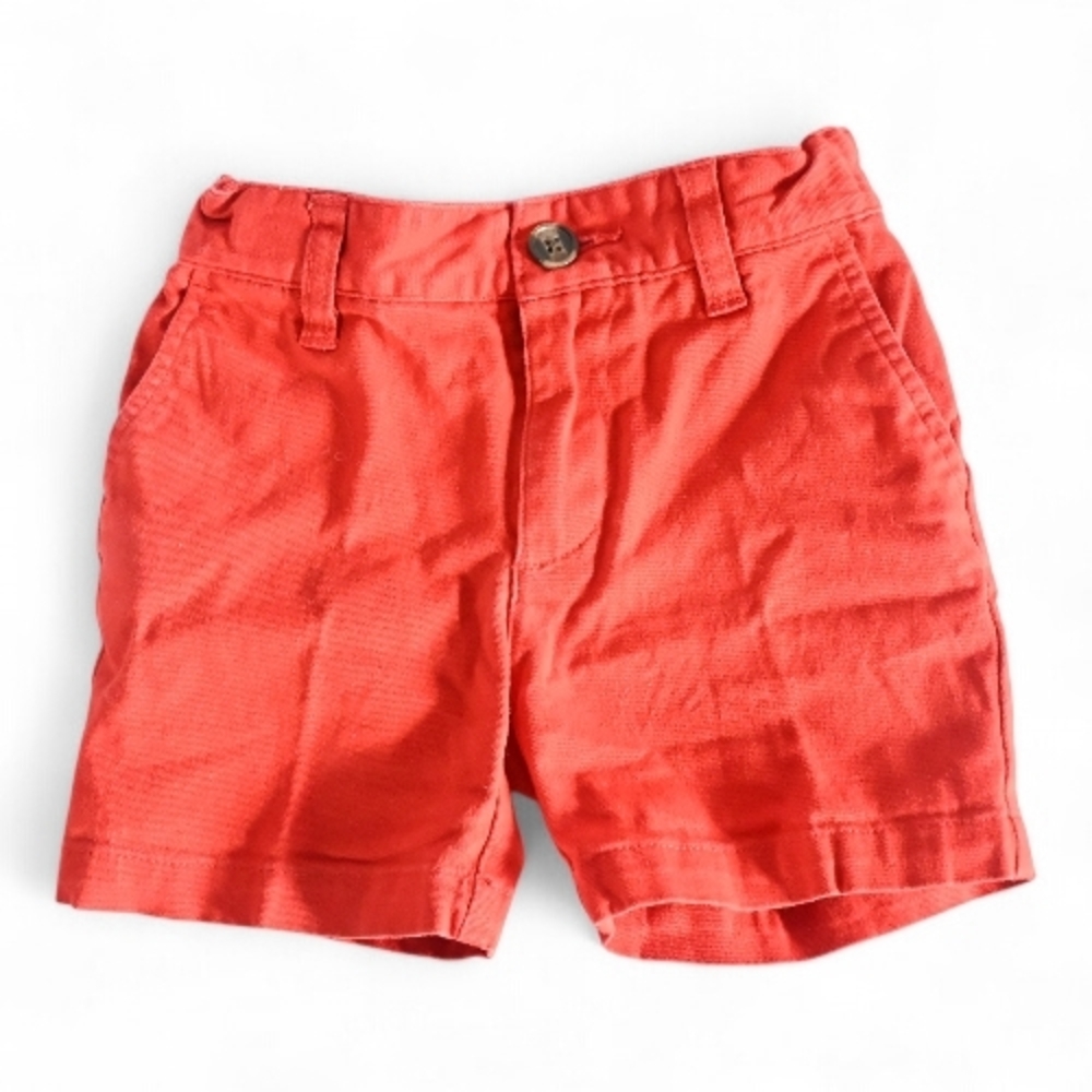 Crown & Ivy Kids 2T Red Shorts Adjustable Waist GUC